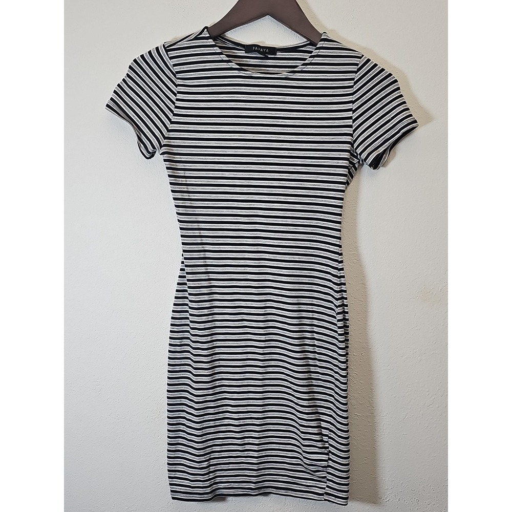 Papaya‎ Dress Stretch Fabric Size S